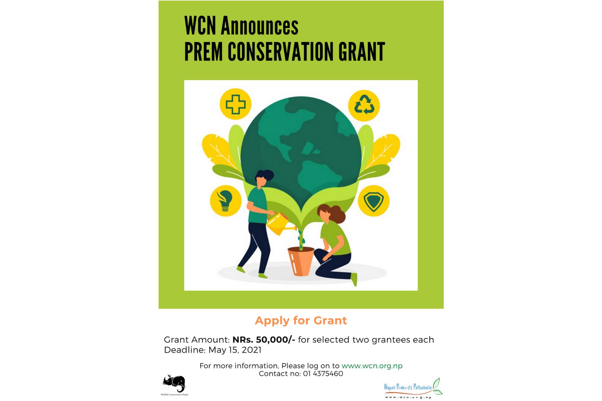WCN Announces Prem Conservation Grant